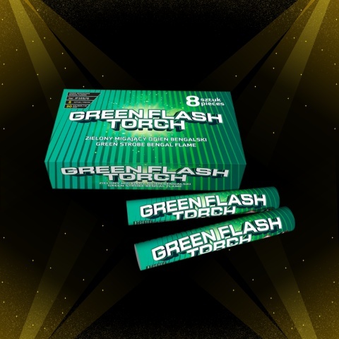 JF103/G - GREEN STROBE BENGAL FLAME