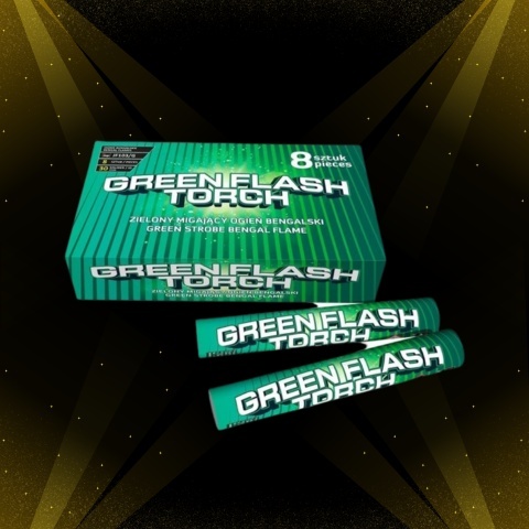 JF103/G - GREEN STROBE BENGAL FLAME