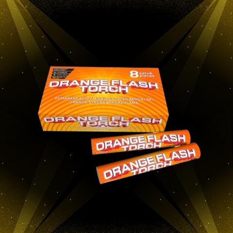 JF103/O - ORANGE STROBE BENGAL FLAME