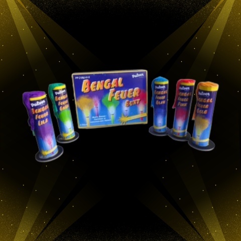 Ognie Bengalskie Bengalfeuer Pulver 5sztuk w opakowaniu PP-BG-01-S