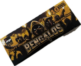 Ognie Wrocławskie Bengalos Żółte 1 szt ognie bangalskie JF70/Y