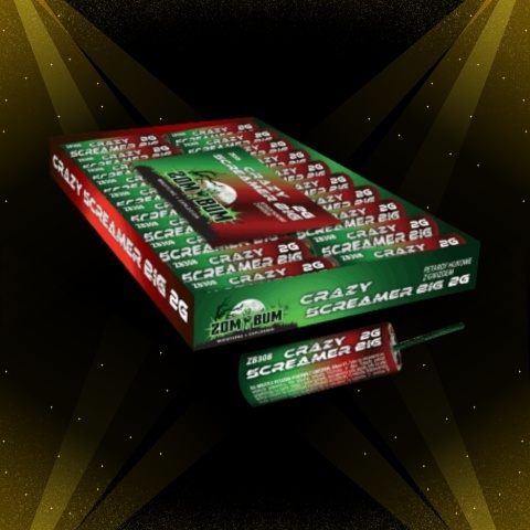 Petarda błyskowa z piskiem CRAZY SCREAMER BIG 2G ZB308