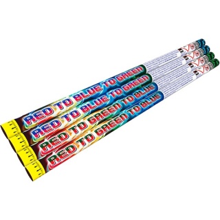 Rzymskie ognie JRC34/2 - RED TO BLUE TO GREEN