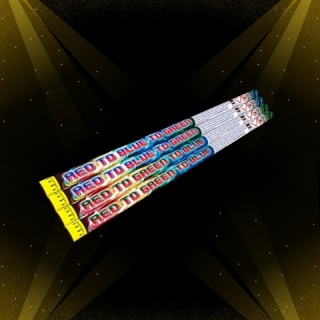 Rzymskie ognie JRC34/2 - RED TO BLUE TO GREEN