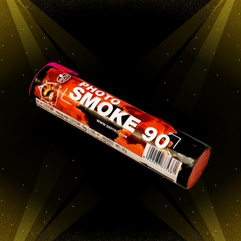 Świeca Dymna CZERWONA photo smoke CLE7038R