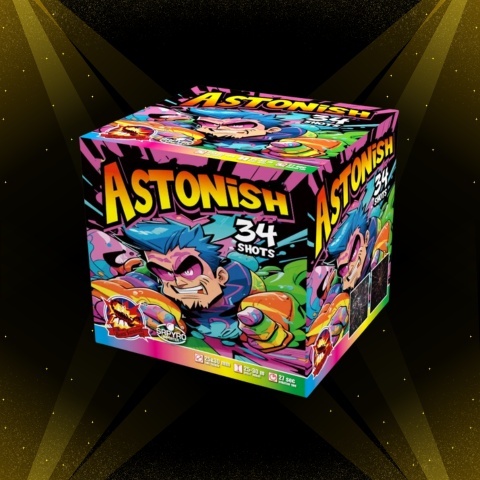 Wyrzutnia Astonish 34 strzałów 25-30 mm SRPYRO