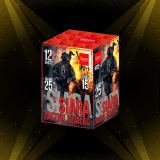 Wyrzutnia Gaoo SIARA M12-1 - 12 strzałów, kaliber 25mm