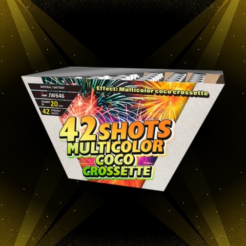 Wyrzutnia MULTICOLOR COCO CROSSETTE JW646 - 42s