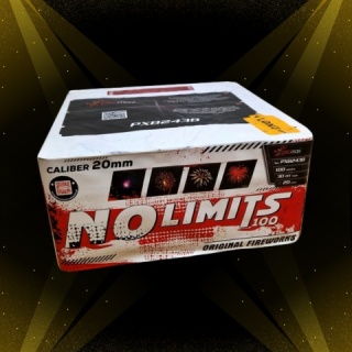 Wyrzutnia NO LIMITS 100 PXB2438 , 100s 20mm PIROMAX