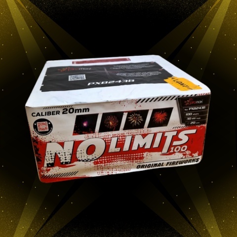 Wyrzutnia NO LIMITS 100 PXB2438 , 100s 20mm PIROMAX