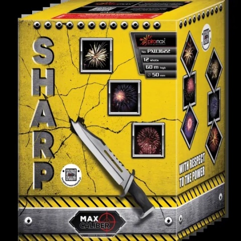 Wyrzutnia Piromax SHARP PXB3622 - 12 strzałów, kaliber 50mm