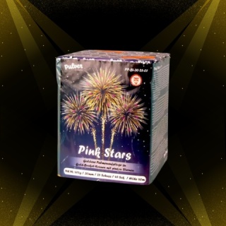 Wyrzutnia Pulver Pink Stars 25s 30mm PP-BI-30-25-01