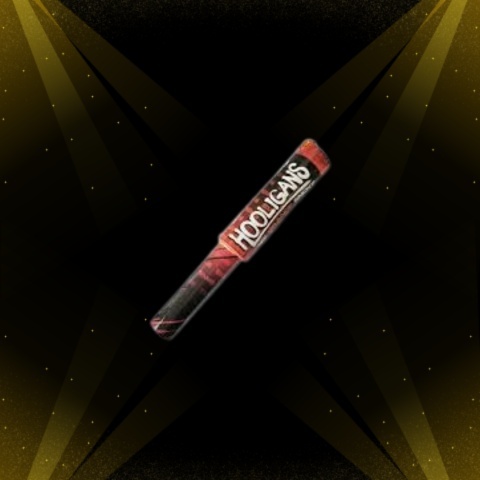 Świeca dymna na rączce Hooligans orange smoke HDP60O