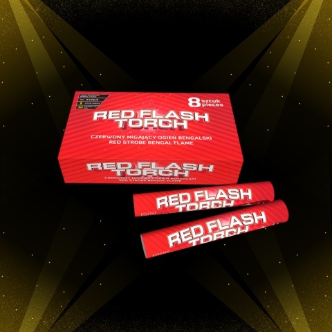 JF103/R - RED STROBE BENGAL FLAME
