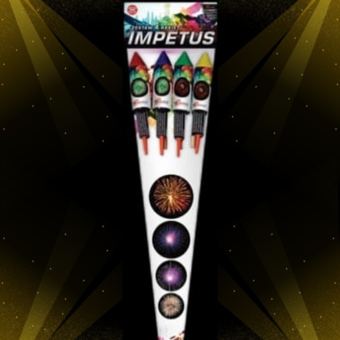 Rakiety Impetus PXR221 Piromax 4 sztuki <BI>