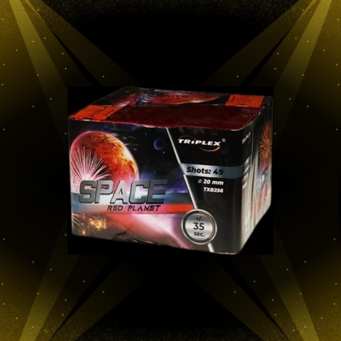 Wyrzutnia TXB256 Red planet Triplex 49 strzałów 20mm <BI>