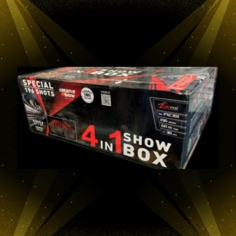 Wyrzutnia Composit Show Box 4 in 1 PXC301 196 strzałów 30mm <BI>