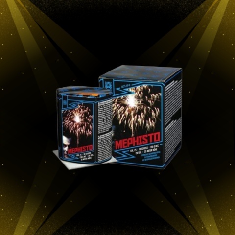 Wyrzutnia Mephisto Argento 10 strzałów 25mm <BI>