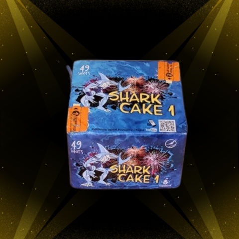 Wyrzutnia Shark Cake 1 Dextrin 49 strzałów <BI>