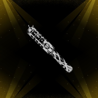 Świeca dymna raca na zawleczkę RDP60CER CZARNA