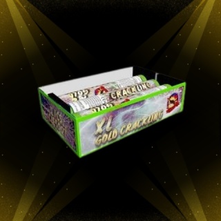 Single shot XL Gold crackling 3 sztuki 30 mm CLE5007 SRPYRO