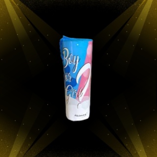 Świeca dymna Baby Shower Blue Niebieski TXF652-2B T1