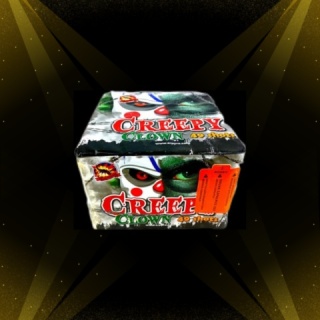 Wyrzutnia Creepy Clown 49 strzałów 16mm CLE4270- <BI>