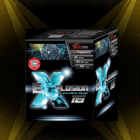 Wyrzutnia Piromax Explosion PXB2103 - 16 strzałów, kaliber 20mm