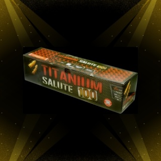 Wyrzutnia hukowa Piromax PXC217 Titanium Salute 100 strzałów 20mm <BI>